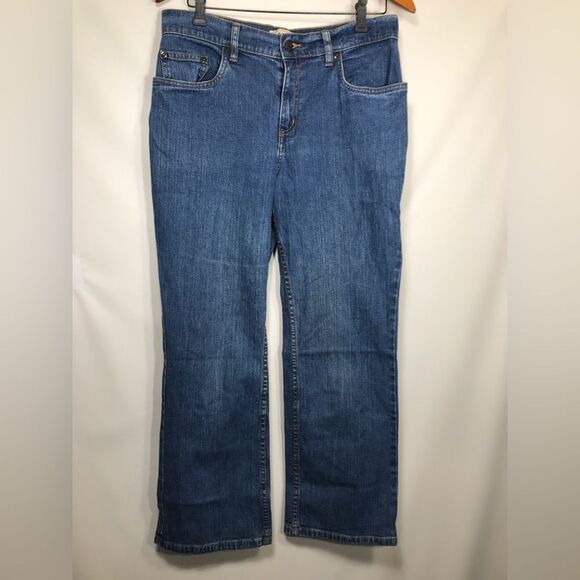 L.L. Bean Denim - LL Bean Jeans Womens 12P Blue Denim Classic Fit Straight